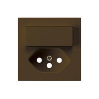 UP-Frontset kallysto für Kombination Dimmer+T13 braun