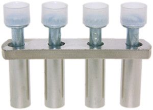 Connexion transversale Woertz 81556/4, 4L, pour borne de jonction série 3424