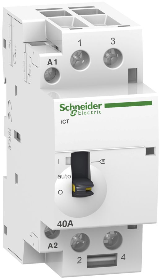 Contattore Schneider Electric CT 2p 63A 220…240V AC 2Ch