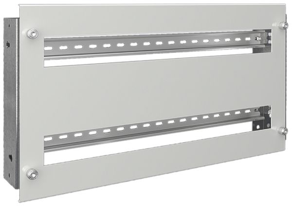 Panneau de distribution Rittal SV 9683.763 500×295mm pour VX 2×24UM gris