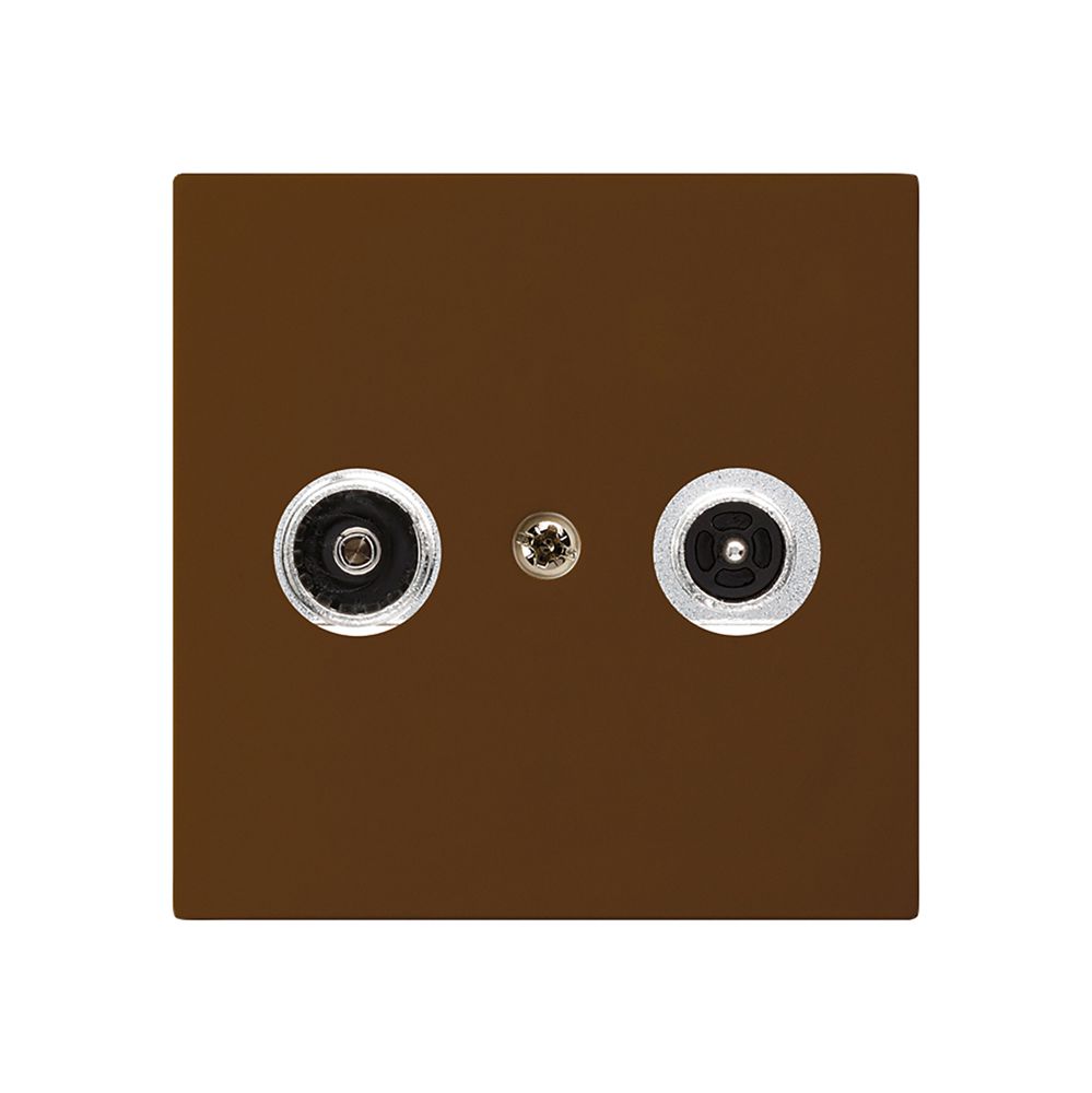 Prise antenne kallysto R/TV montage A 14dB 2GHz brun