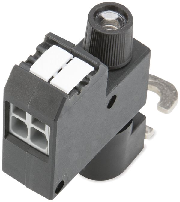 Potentialabgriff WAGO M8-Befestigung, mit Sicherung 400VAC 2A 0.2…6 mm²