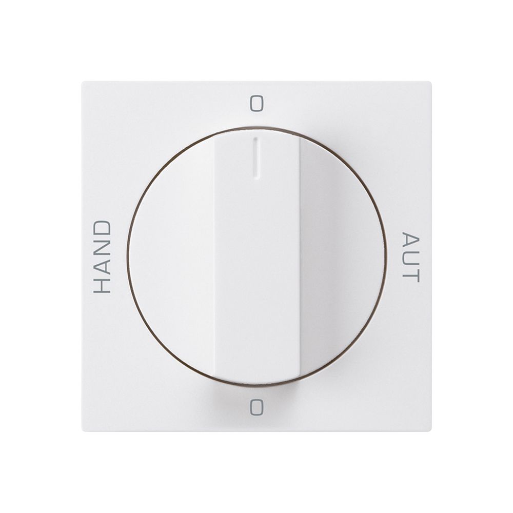 Frontset für Drehschalter S2 weiss 60×60 kallysto 0-Hand-0-Aut.