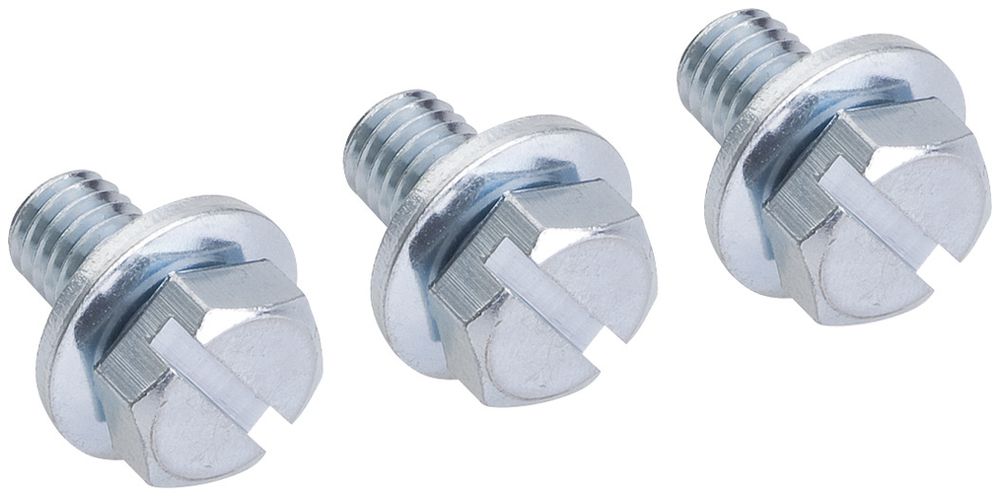 Anschlussschraube Weber M8×14mm rostgeschützt mit Federelement 3 Stück