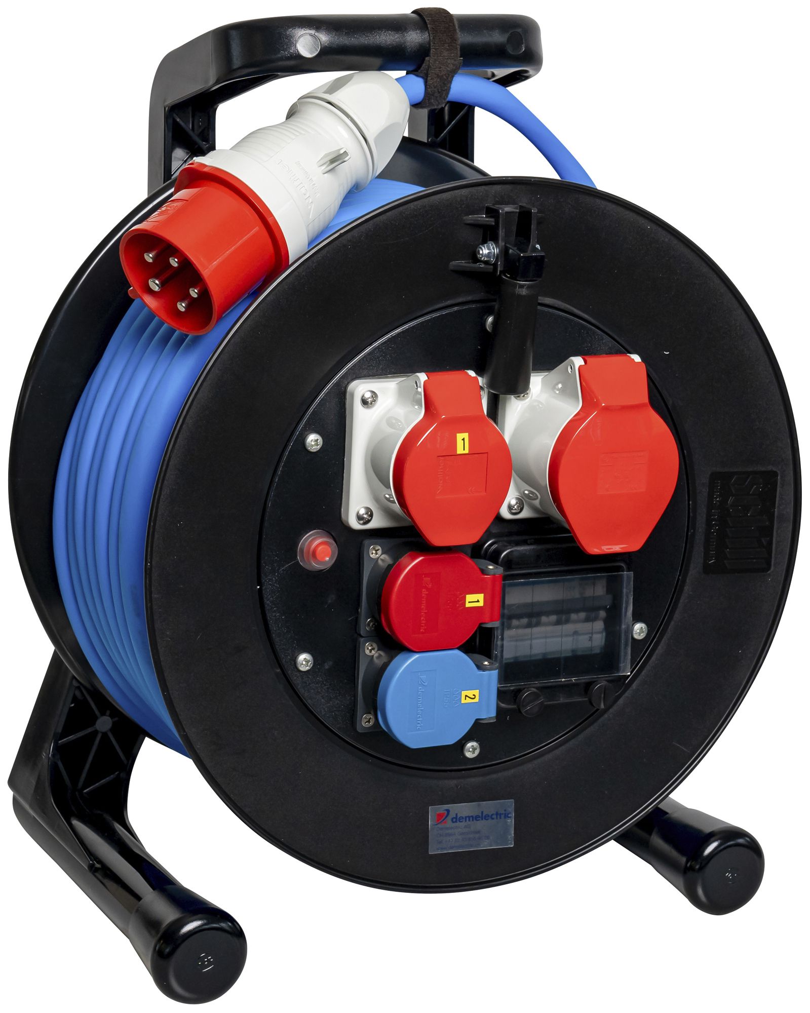 Kabelrolle DEM DB32777 1×LS 1×T23 1×T25 1×16A 1×32A 5×4mm² Stecker 32A