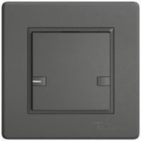 Pulsante universale INC EDIZIO.liv UNI SNAPFIX® c.LED RGB 1× com.2T grs