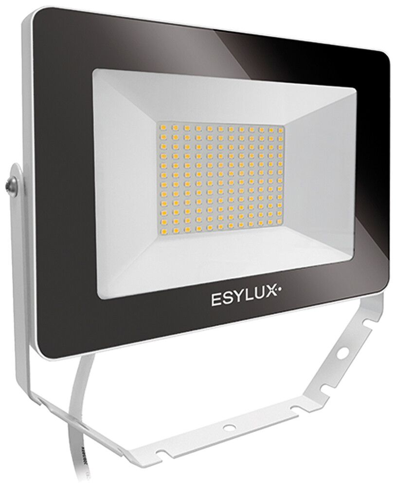 Projecteur LED ESYLUX OFL BASIC, 50W 4000K 5000lm 240×32×170mm IP65, blanc