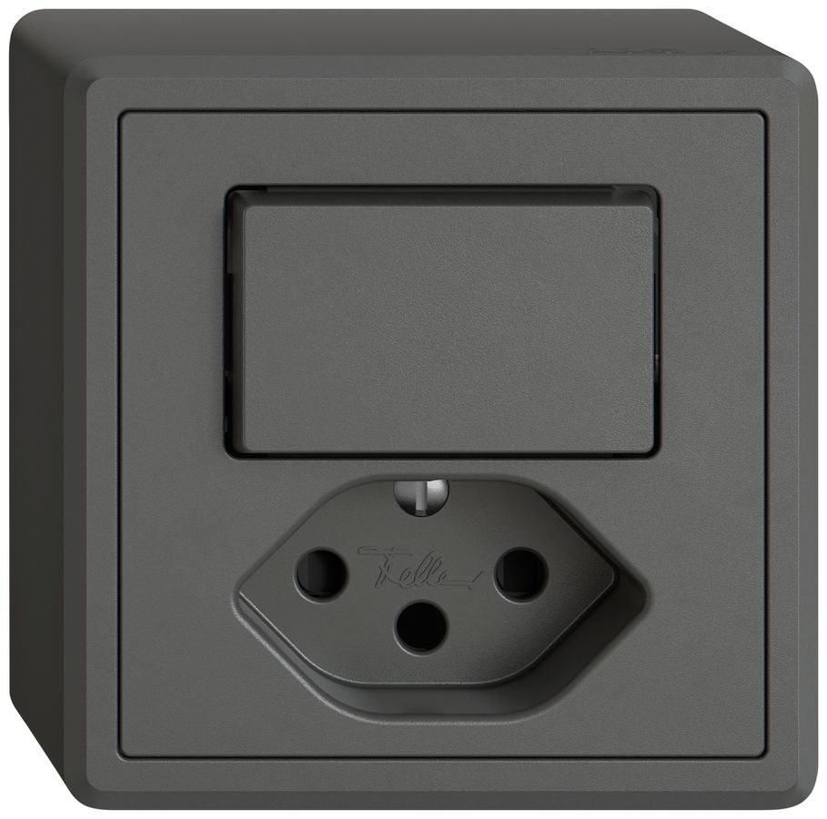 Combinazione AP EDIZIO.liv SNAPFIX® schema 3+T13 con shutter grs