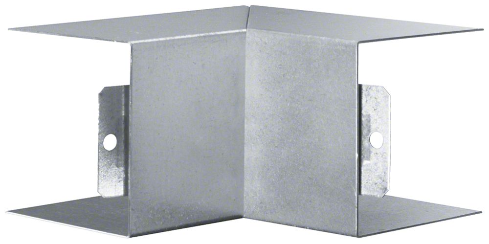 Angolo interno Hager tehalit.LFS 60×60mm zinco IP30