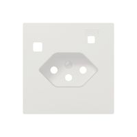 Frontset SIDUS Z/E zu FI-Steckdose T13 weiss