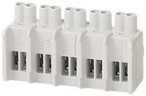 Bornier Hensel DK KL 02 5×4mm² 2 conducteurs/pôle