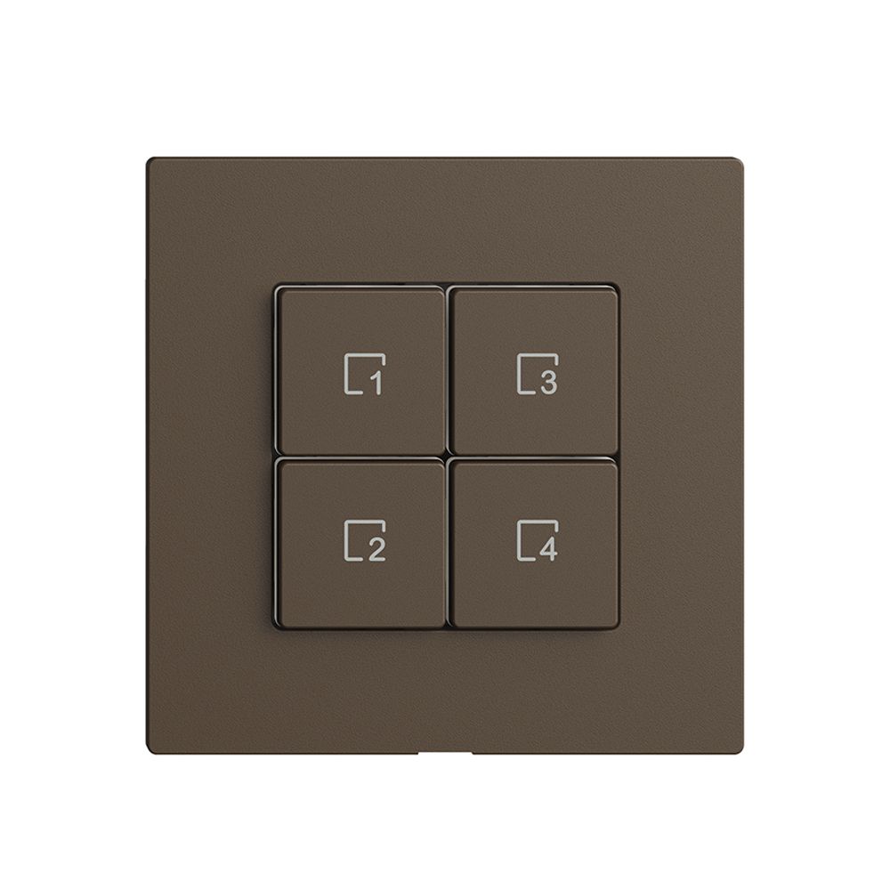 Comando per pulsante scena 4 scene/4T Edue Wiser coffee