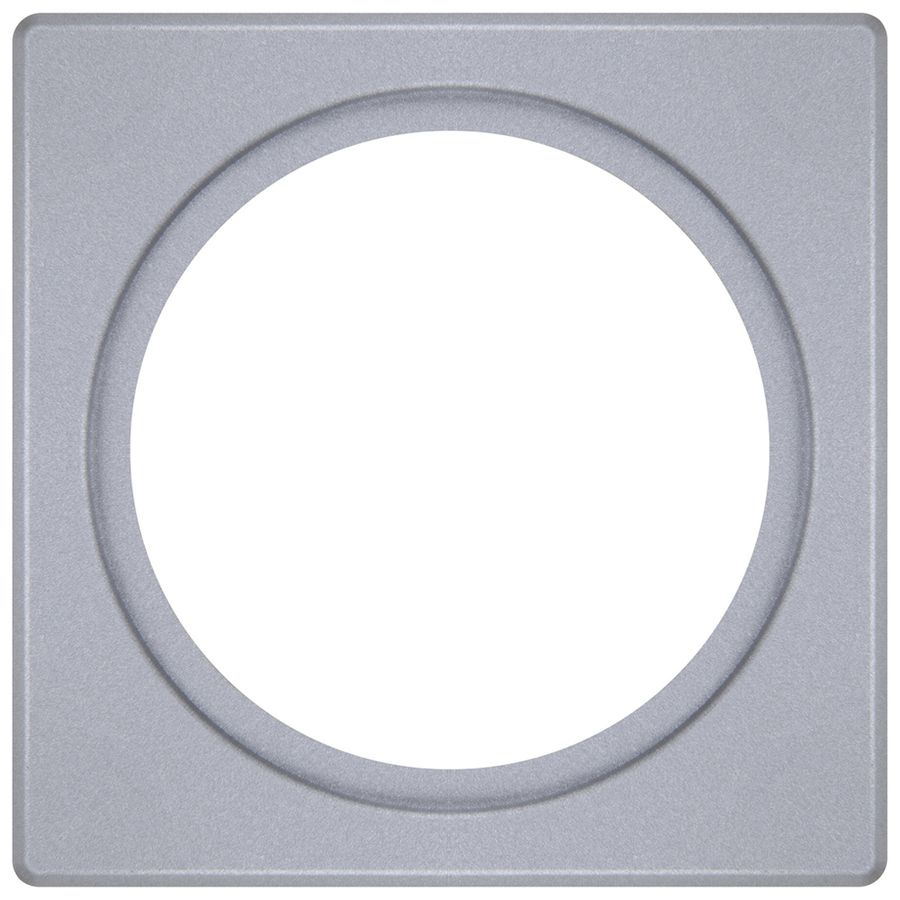 Plaque de recouvrement LEDVANCE FRAME acier 100×100mm 1×Ø68mm argent