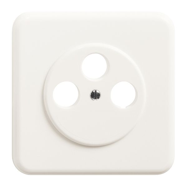 Kit frontale FH per presa SAT bianco