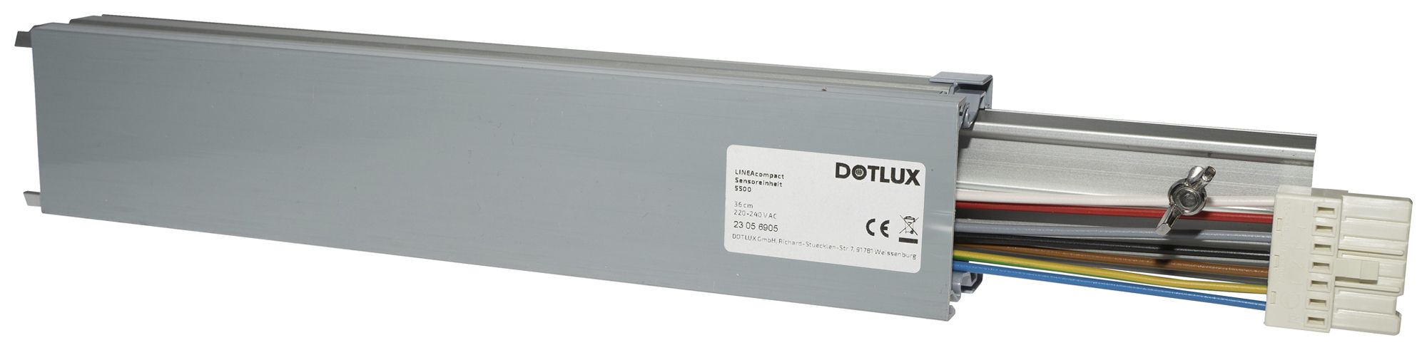 EB-Bewegungsmelder DOTLUX LINEAcompact IP54 PIR Silber