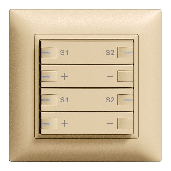 Variateur ENC ZEP 2c/4t stat c/sec. scène LED EDIZIOdue sand