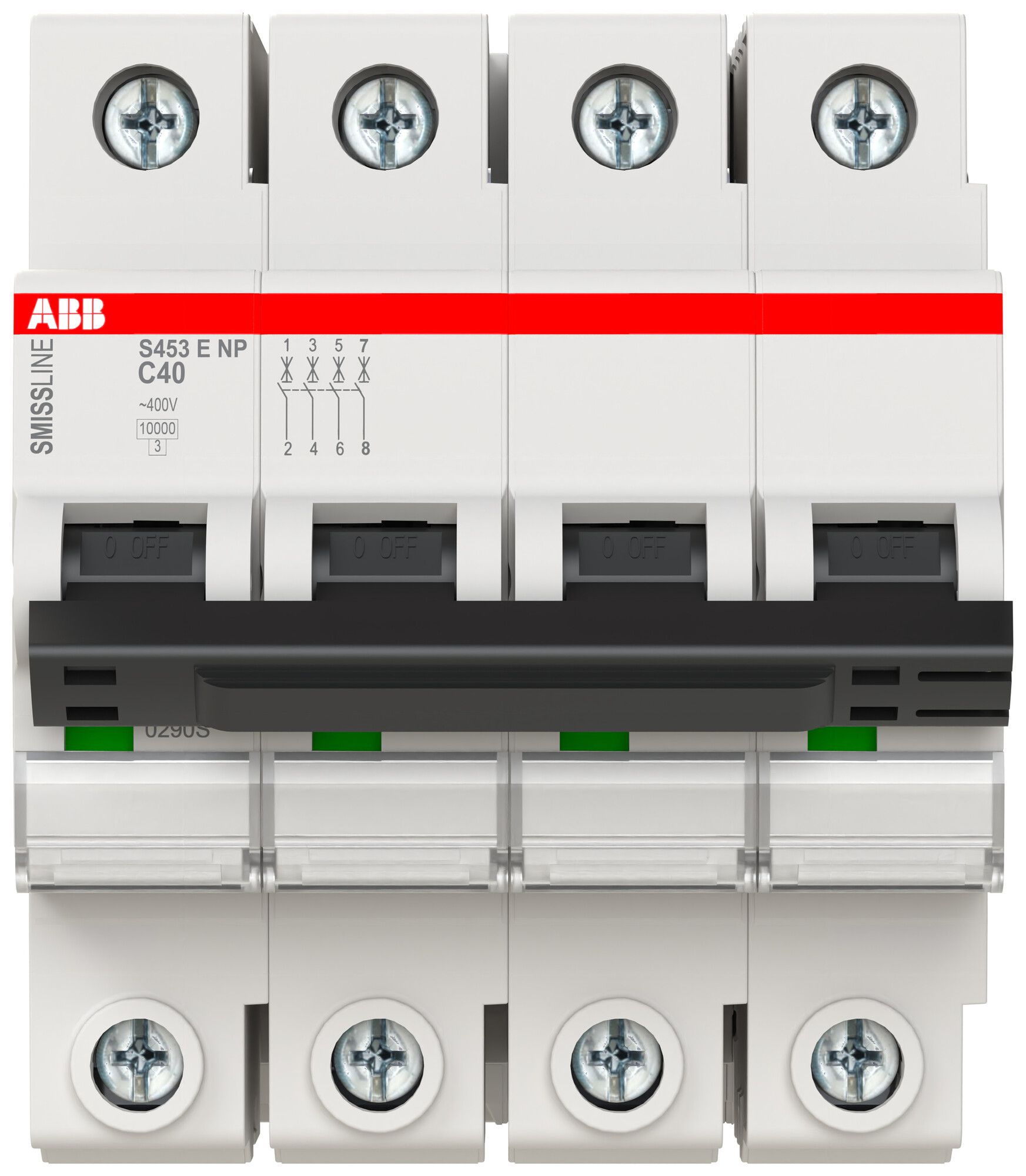 Disgiuntore ABB S453E SMISSLINE CL 3LN(P) C-40A 6kA