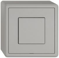 AP-Druckschalter EDIZIO.liv Wiser SNAPFIX® 1 Taste hgu