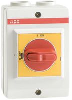 AP-Sicherheitsschalter ABB 3-polig 16A 400V hellgrau/rot/gelb