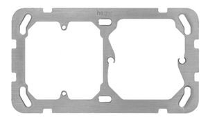 Befestigungsplatte I-I Hager 77×137mm horiz. für FA6/M3/XLR
