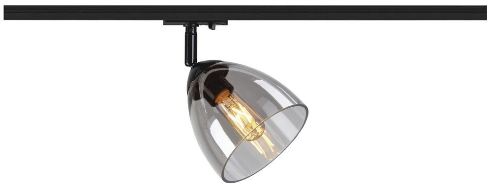 Projecteur SLV PARA CONE GL GU10 max. 25W 1 phase noir/transparent