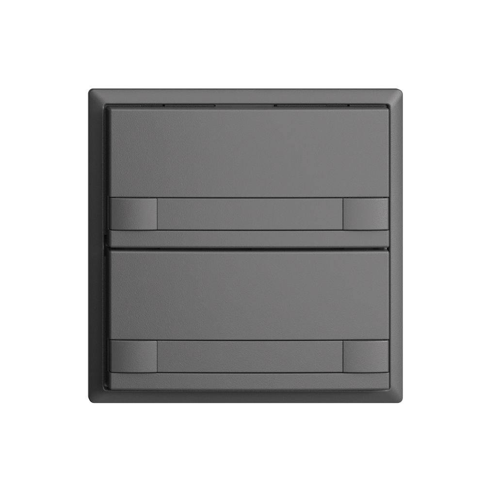 Poussoir KNX RGB EDUE, 250mW, s.LED, a.papier, 2×poussoir, comm.2×touches, grf