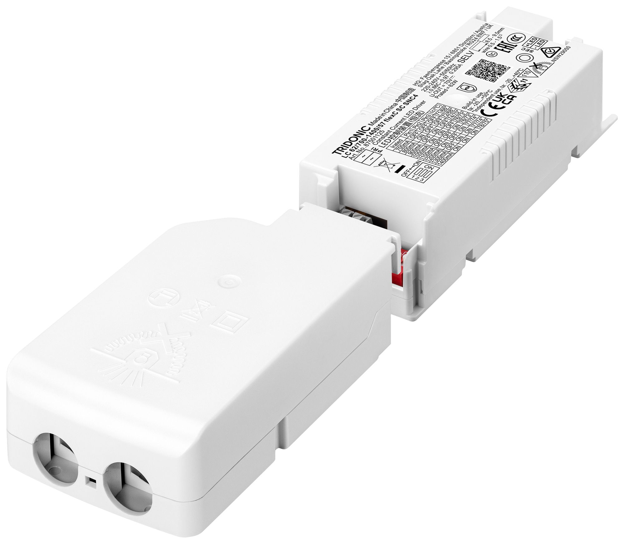 Décharge de traction Tridonic ACU SC 3 pôles