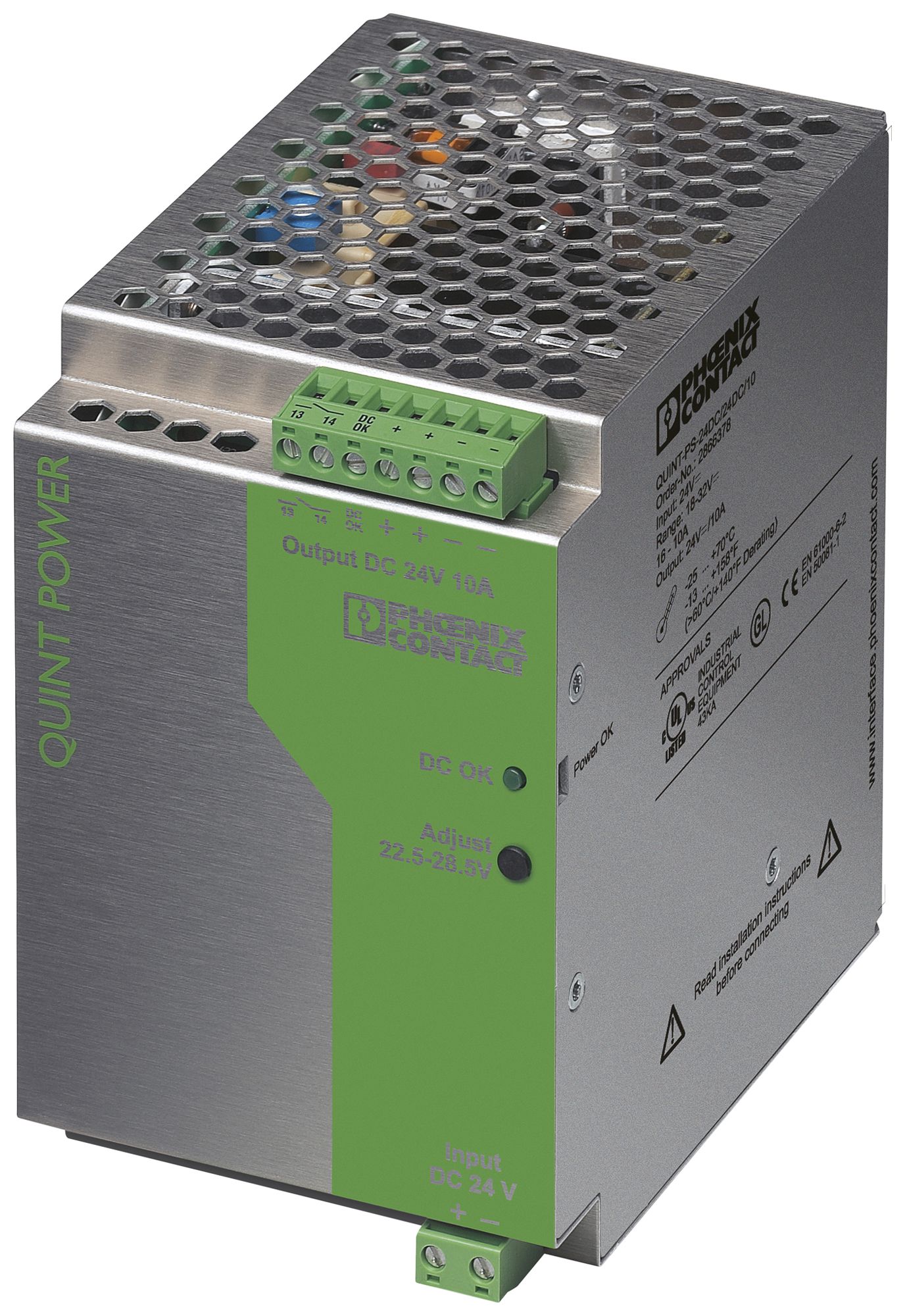 Convertitore PX QUINT-PS- 24DC/24DC/10 DC/DC IN:24VDC OUT:24VDC/10A