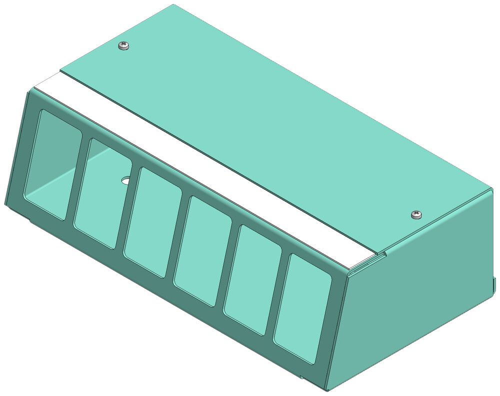 Coffret de branchement DAK 6FLF verti.