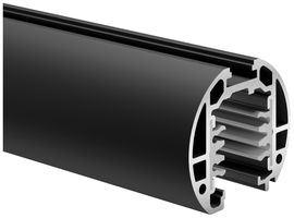 AP-Stromschiene Sylvania Lytespan ROUND 220…240V 3-Phasen DALI Al 1m schwarz
