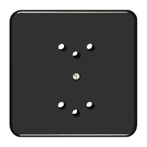 Frontset FH zu Steckdose 2×T12 schwarz