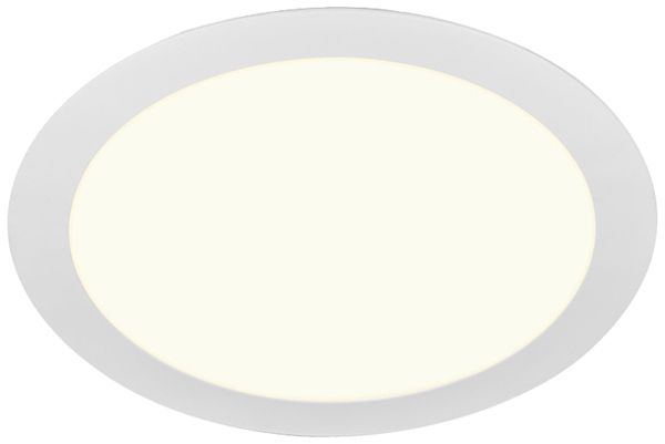Downlight LED SLV SENSER 24 ROUND 13W 1300lm 4000K Ø215/205×20mm blanc