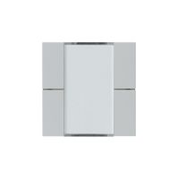 Frontset Hager kallysto 4×KNX systemlink/easylink hellgrau