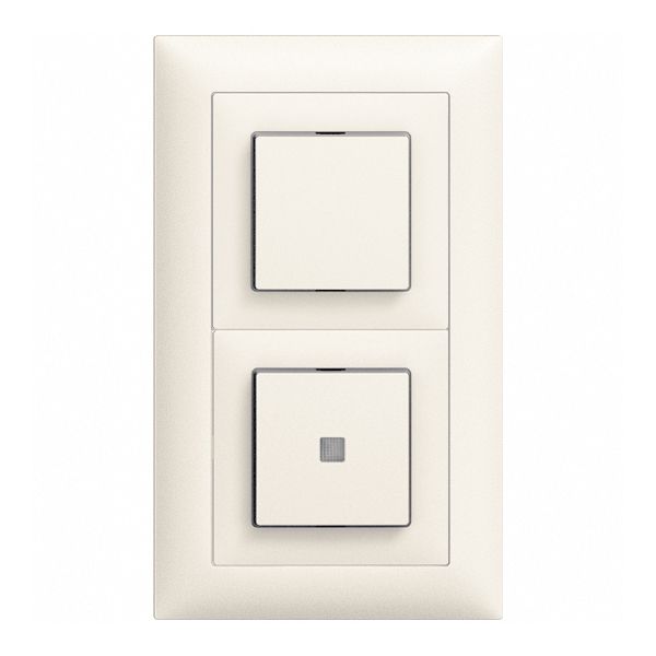 UP-Kombination EDIZIOdue S3+S3 mit LED weiss vertikal