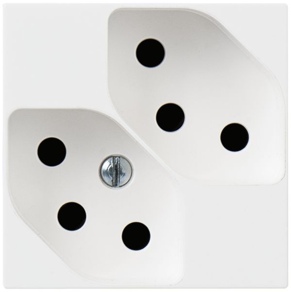 Presa INS ATO 2×T13 bianco 2moduli