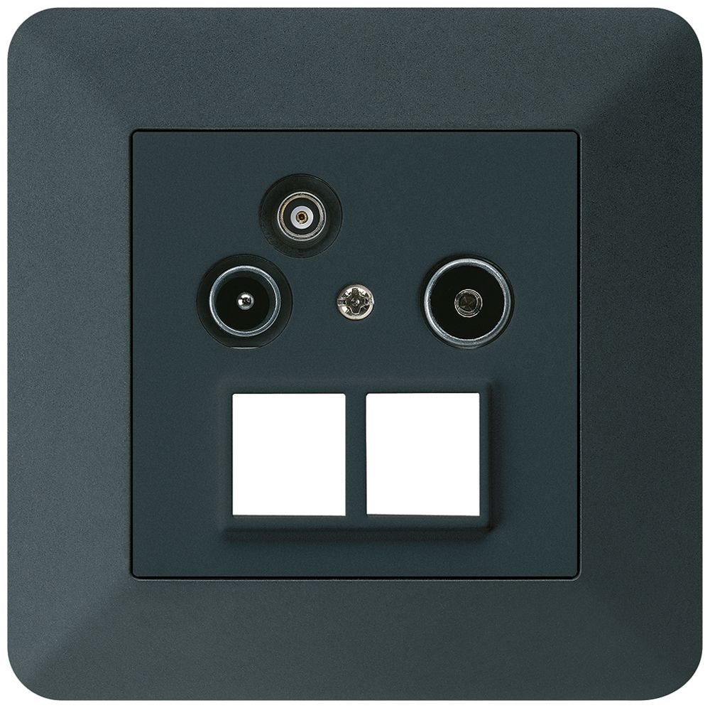 UP-Antennendose R/TV-Daten kallysto.trend HMS 2GHz 19db schwarz