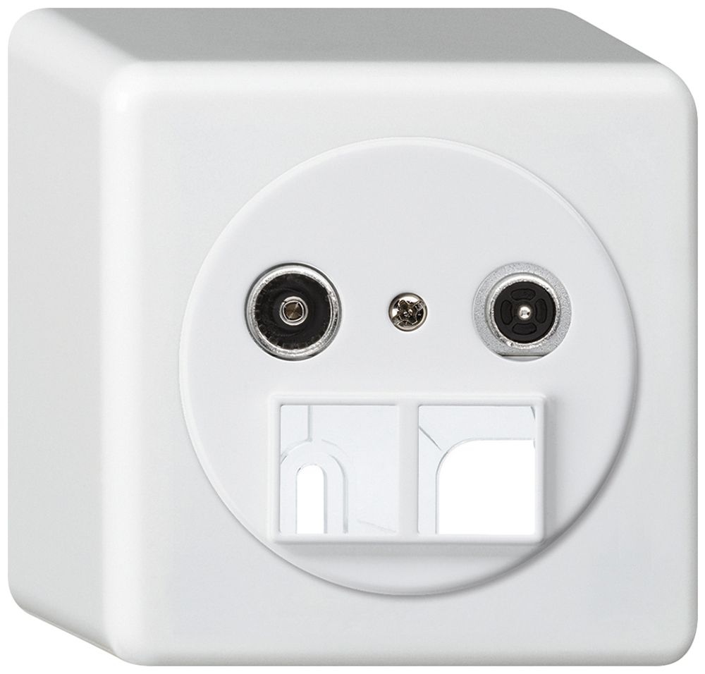 AP-Multimediadose basico TV-R 10.5dB 2GHz weiss