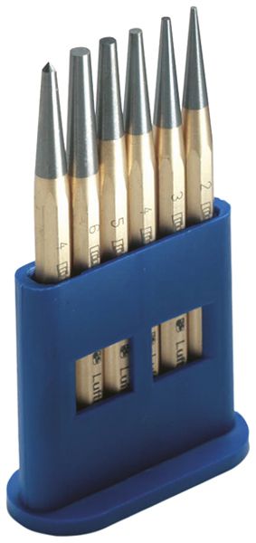 Durchtreiber-Set CIMCO Ø1/2/3/4/5×120mm mit Körner 120×10mm