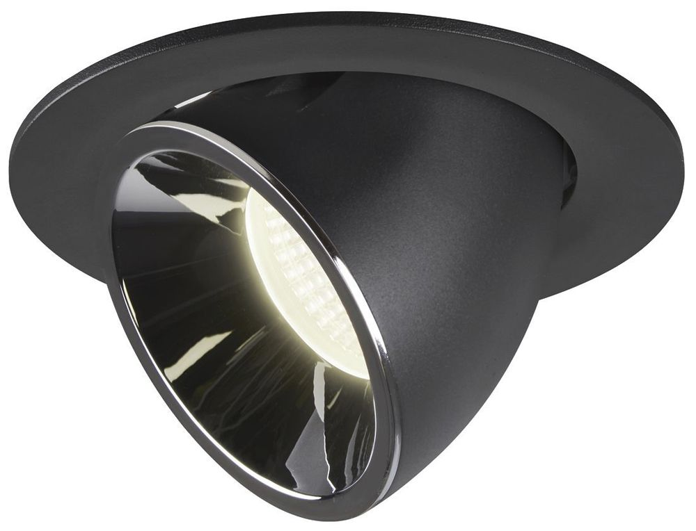 EB-LED-Downlight SLV NUMINOS GIMBLE L, 25.4W 700mA 2350lm 4000K 40° sz/chr