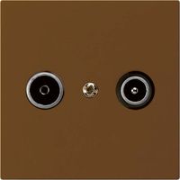 Presa di passaggio INC kallysto R/TV 19dB marrone