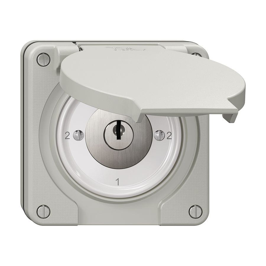 Interrupteur rotatif NUP NEVO, 3/2L, avec serrure&2 clés, KS, 2-1-2-1, grc