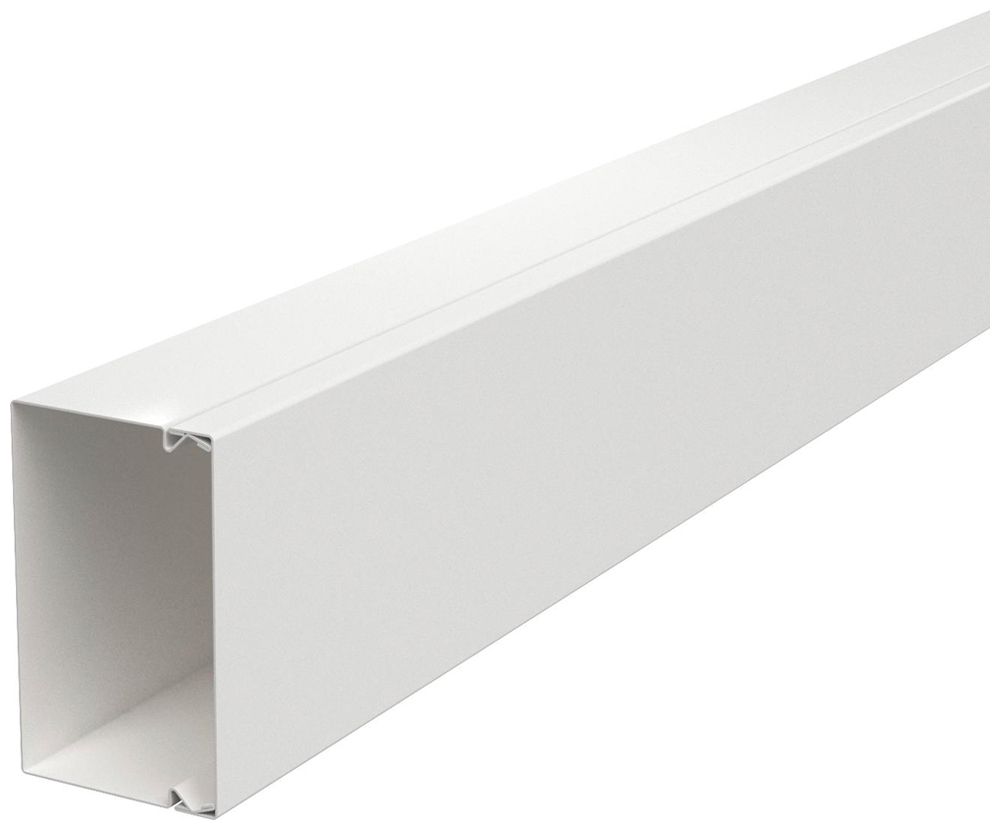 Canal d'installation Bettermann LKM 100×64×2000mm acier blanc pur