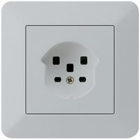 UP-Steckdose HA kallysto.trend Typ 25 mit Steckklemmen lichtgrau