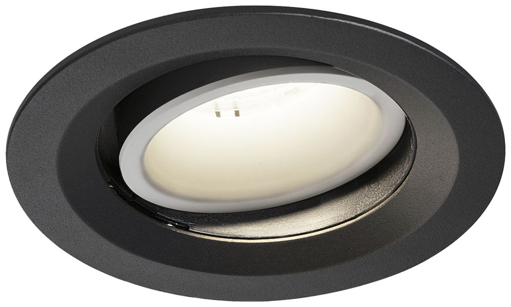 LED-Downlight SLV NUMINOS MOVE M 17.5W 1750lm 4000K 40° DIM Ø135×81mm sz/ws