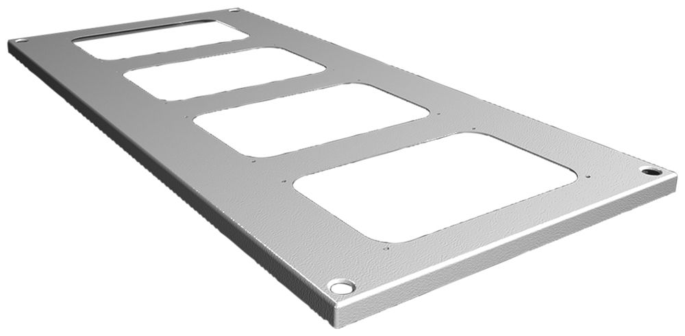 Oberbodenblech Rittal SV 9681.548 400×800mm Dachbeplankung grau