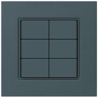 Poussoir KNX ENC KPR 6×touches 6×points actionnables LED anthracite