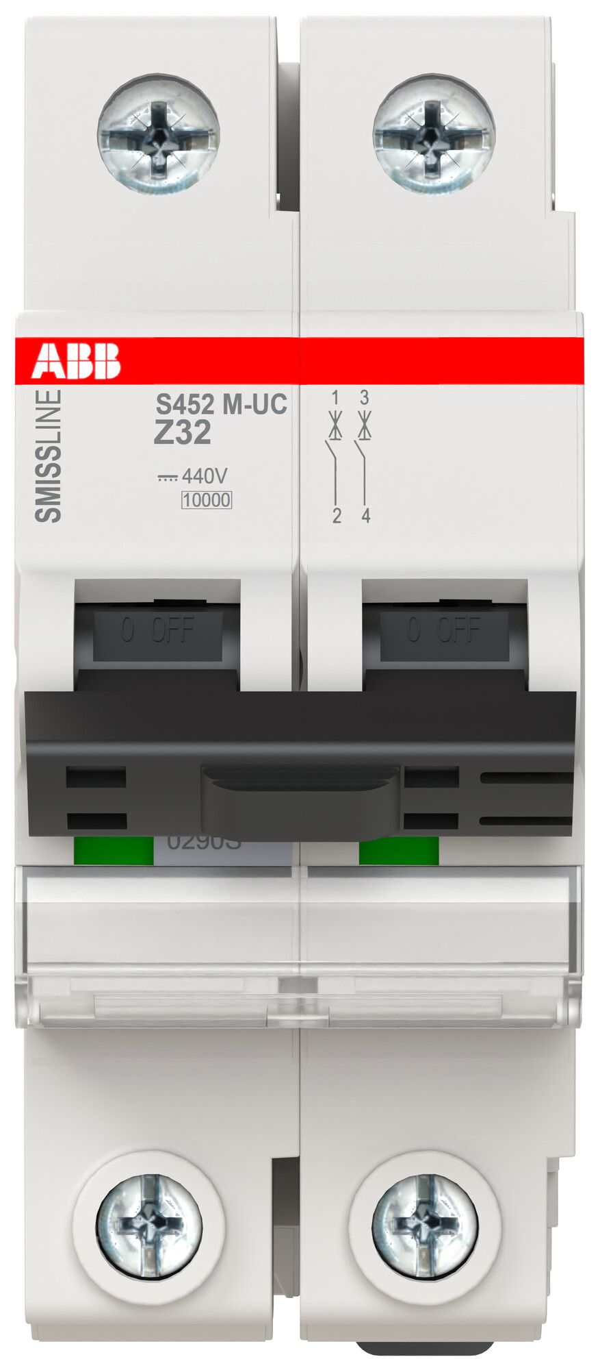 LS-Schalter SMISSLINE CLASSIC UCZ 2×32A 10kA