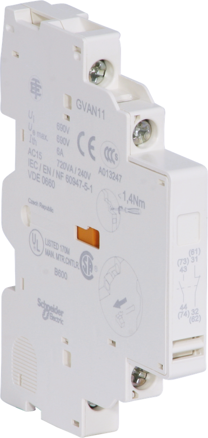 REG-Hilfsschalter GVAN11 S/Ö seitlich TeSys