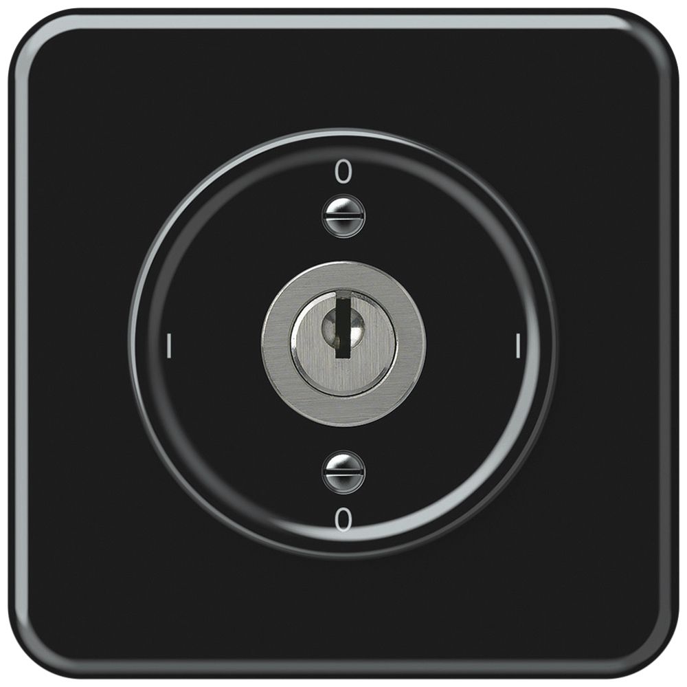 Interruttore a chiave INC origin interruttore 0/2L 16A 250V 0-I-0-I 92×92mm nero