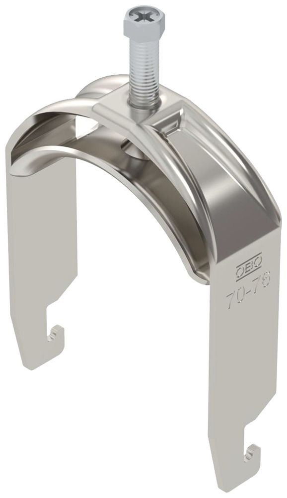 Fixation rapide BET 2056 pied à U métal 70…76mm 1×câble A4 1.4571